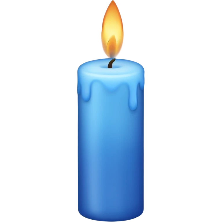 blue candle emoji