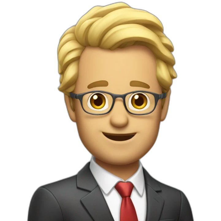 John Malcovitch as a cocky real estate agent emoji