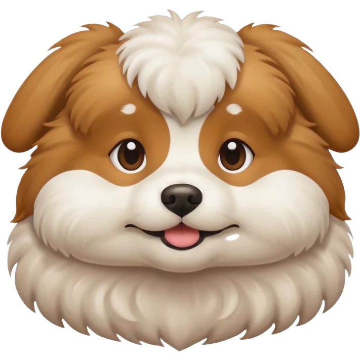 cute doggy lay down emoji