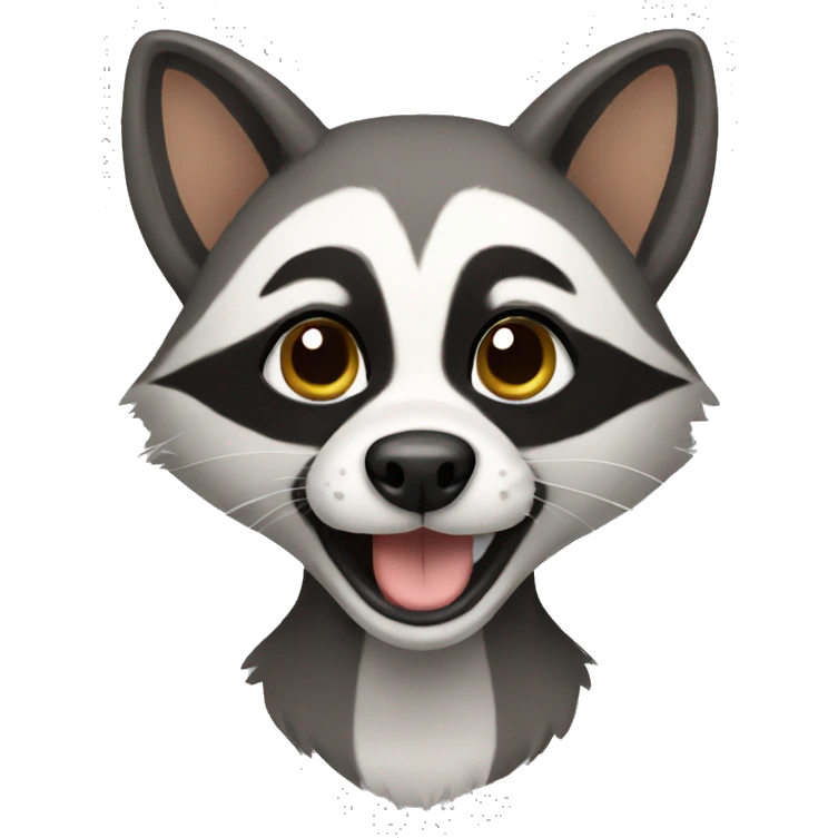 dog Raccoon emoji