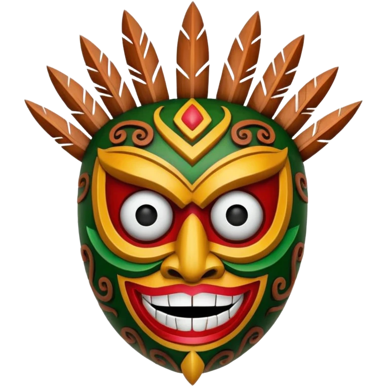Aku aku mask emoji