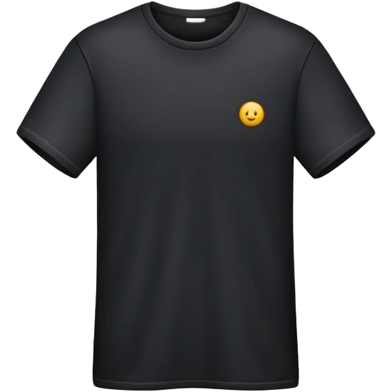 Black T-shirt  emoji