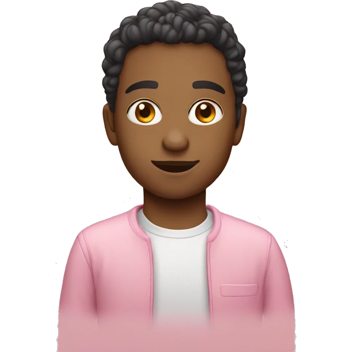 Light color pink Nexflix N  emoji