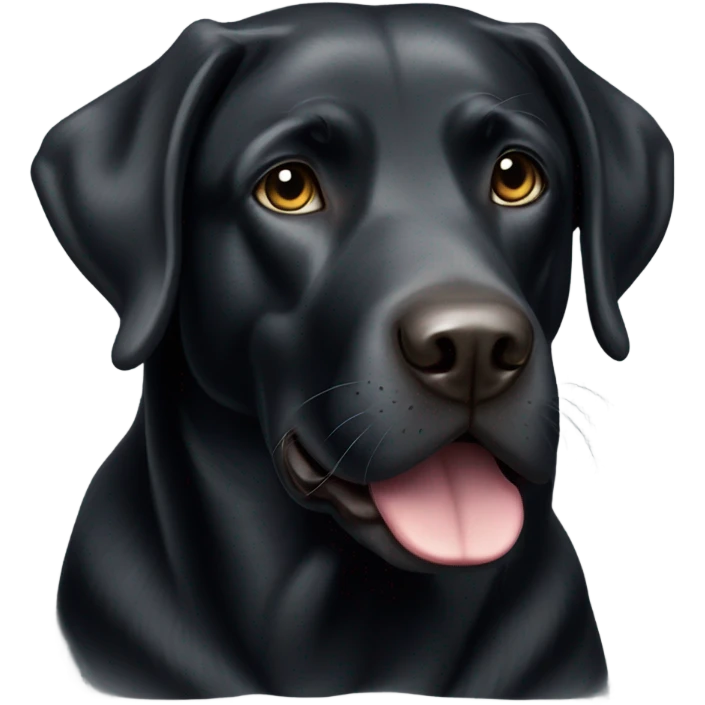 black labrador emoji