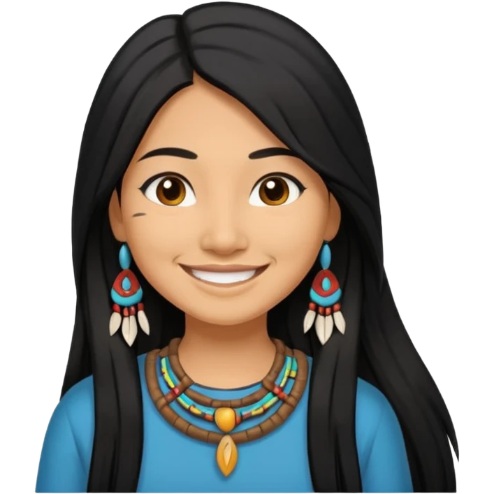 Create an Maliseet First Nation woman emoji based on my pictures emoji