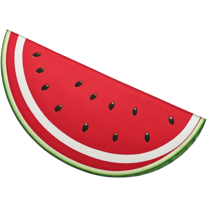 Watermelon beach towel emoji