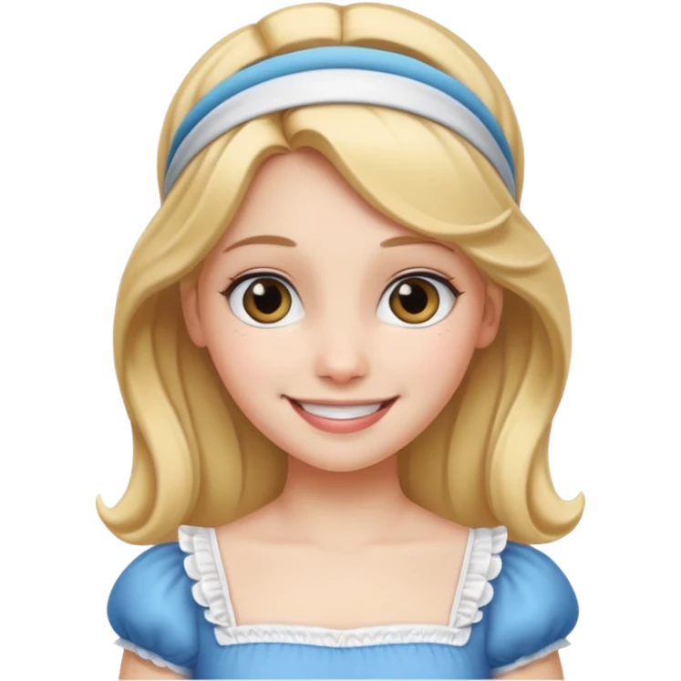 Alice Princess with headband emoji