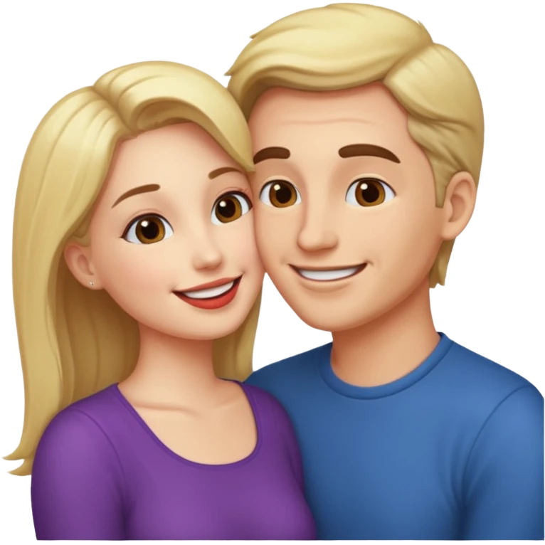 Lip kiss gf bf emoji