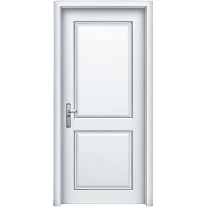 white modern door  emoji