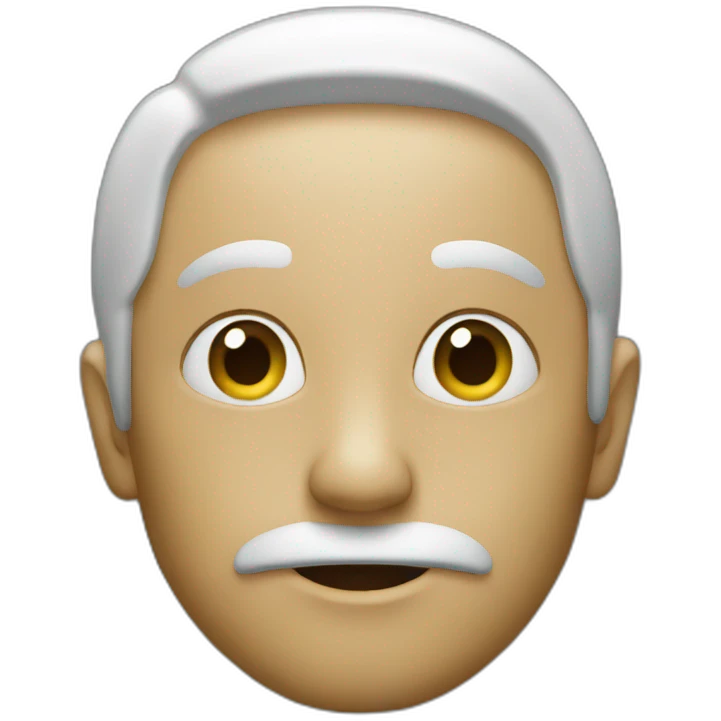 An invisible matter emoji