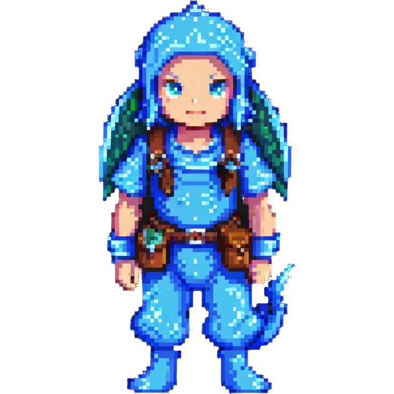common adventurer, water type emoji