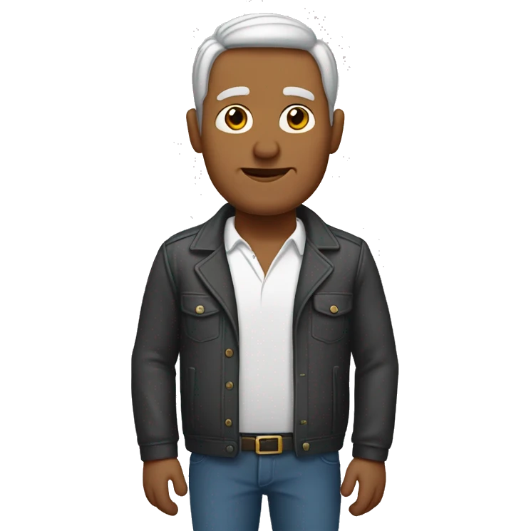 hombre de 50 años cuerpo emoji
