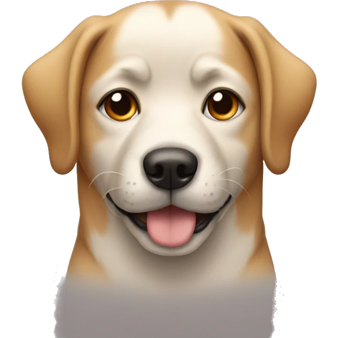 dog with close eyes emoji