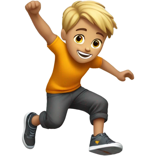 parkour boy emoji