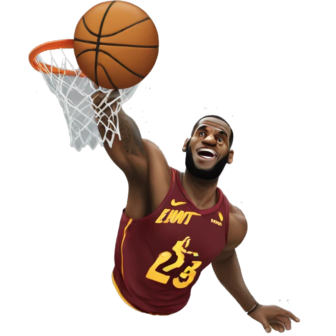 lebron dunk emoji