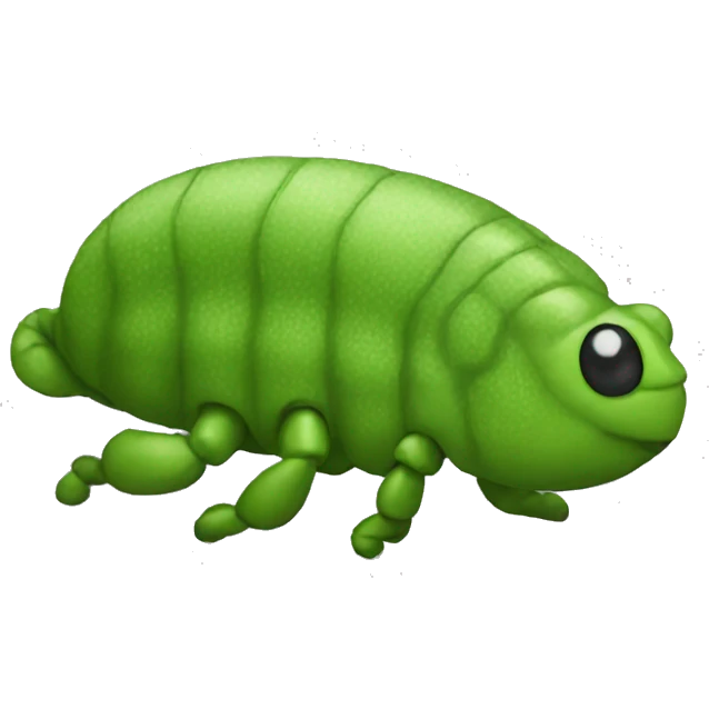 Hormiga verde emoji