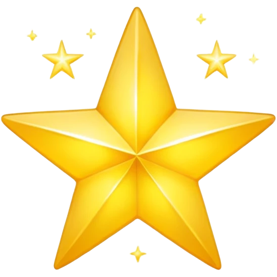 Shining star emoji