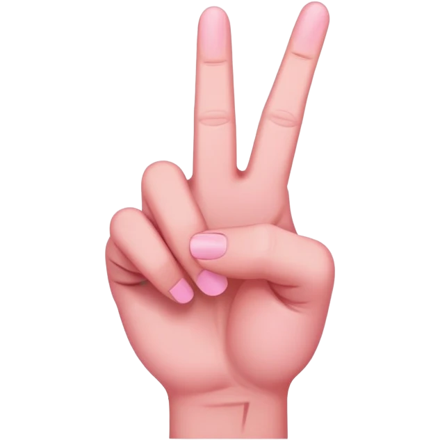 pink middle finger emoji