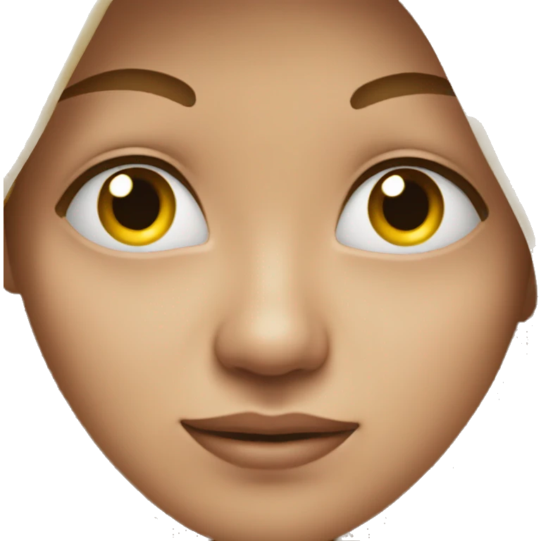 side profile of someone side-eyeing the camera emoji