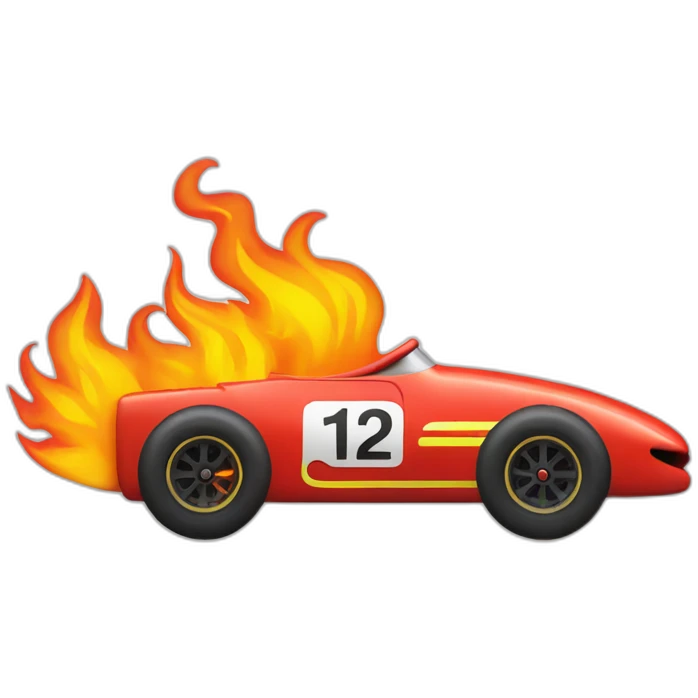 racing-car-on-fire emoji