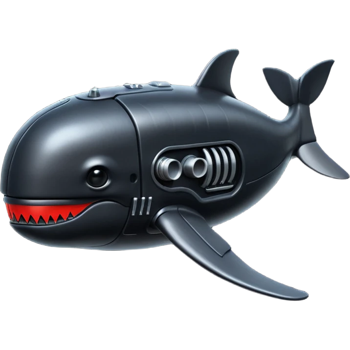 Une baleine dark vador emoji