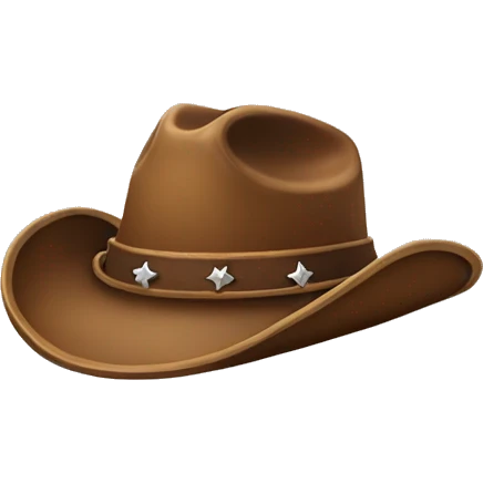 Cowboy hat facing to the left emoji