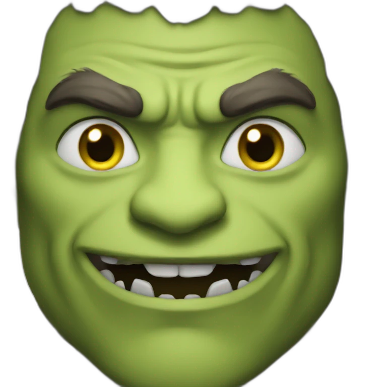 Orc smiling emoji