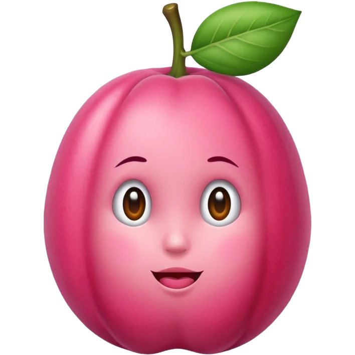 Fresita rosita emoji