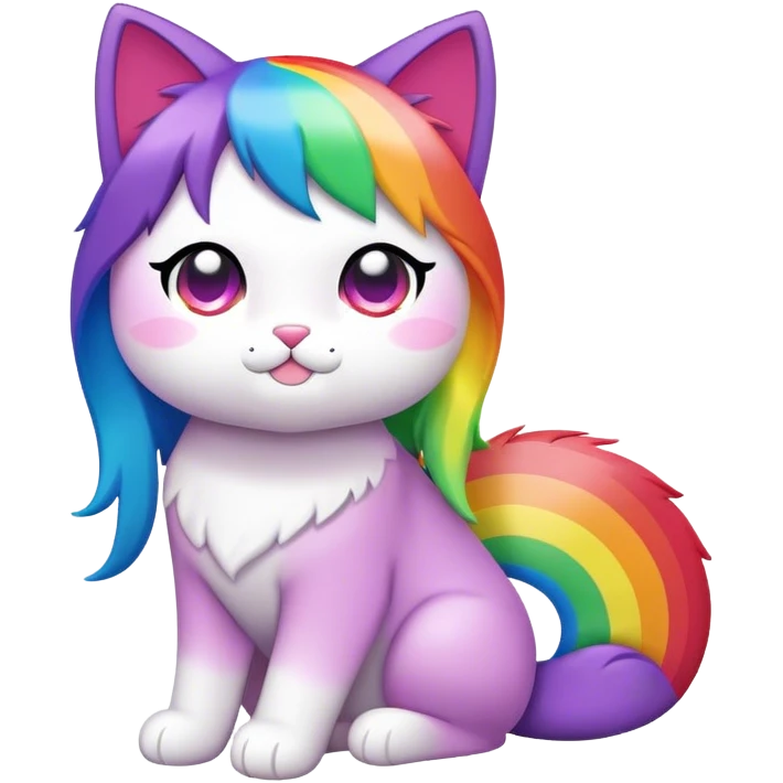 Aphmau toys called meemeows rainbow edition emoji