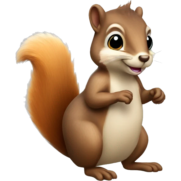 fancy squirrel  emoji