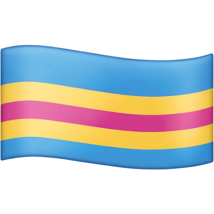 Pansexual pride flag emoji