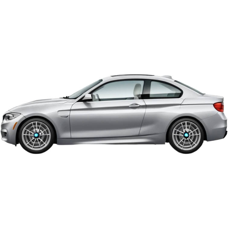 side view of a BMW car emoji