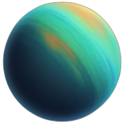 Planet in colors emoji