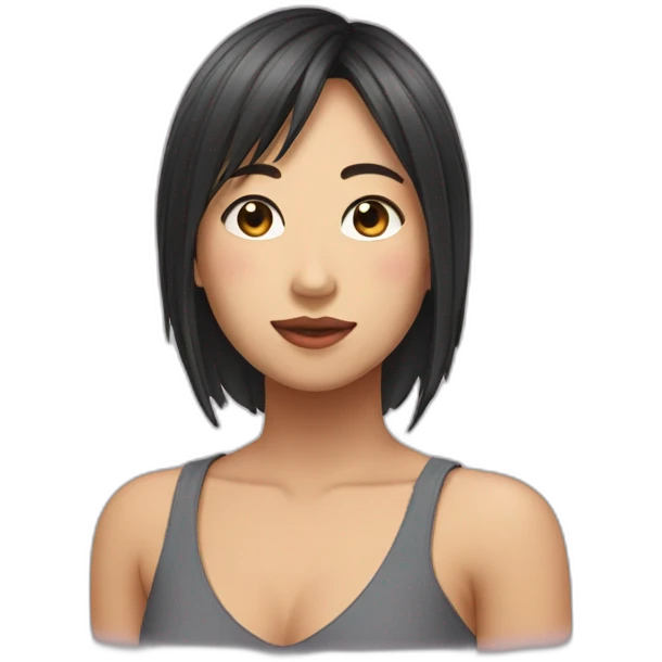 Aya nakamura qui fait des cœurs emoji
