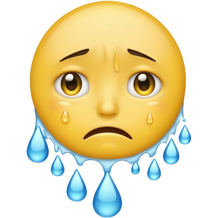 An emoji that is crying emoji