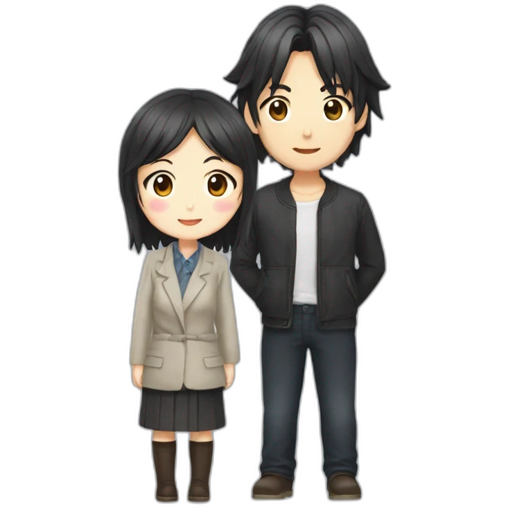 Megumi Fushiguro et Yuji en couple emoji