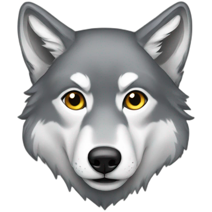 Female grey wolf  emoji