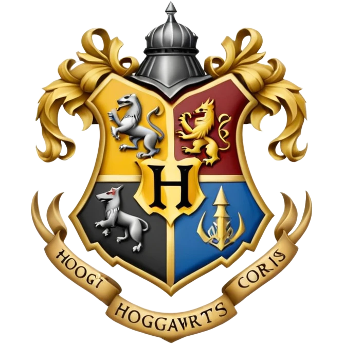 hogwarts badge emoji