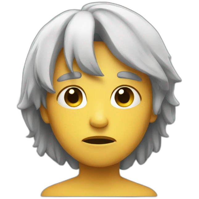 Triste emoji