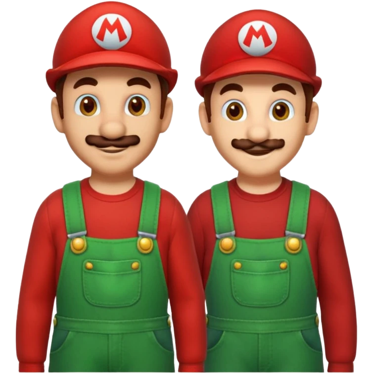 Mario et luidgui  emoji