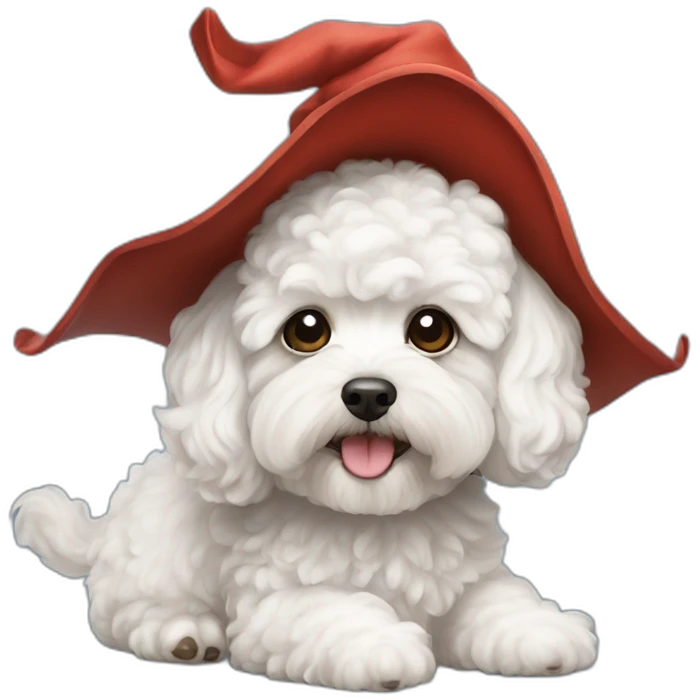sorcerer white maltipoo emoji
