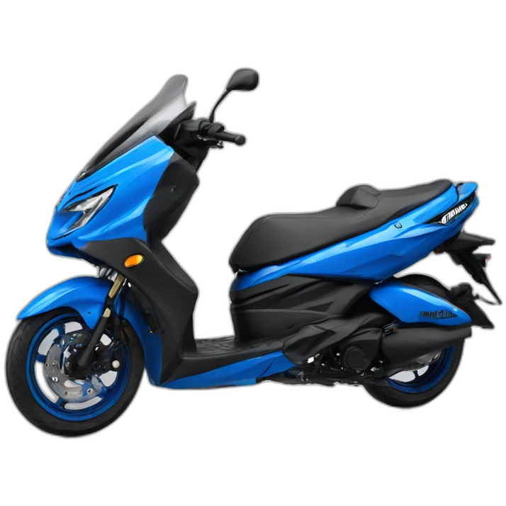 Yamaha aerox blue 72cc emoji