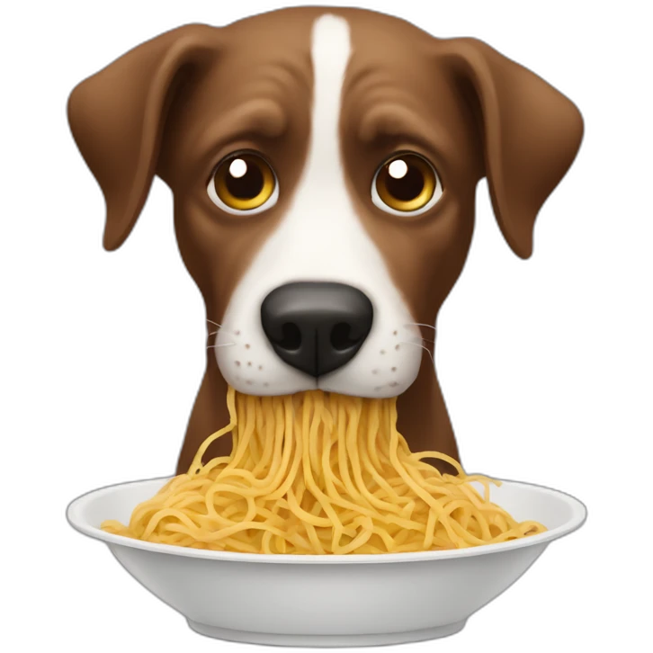dog-eating-spaghetti emoji