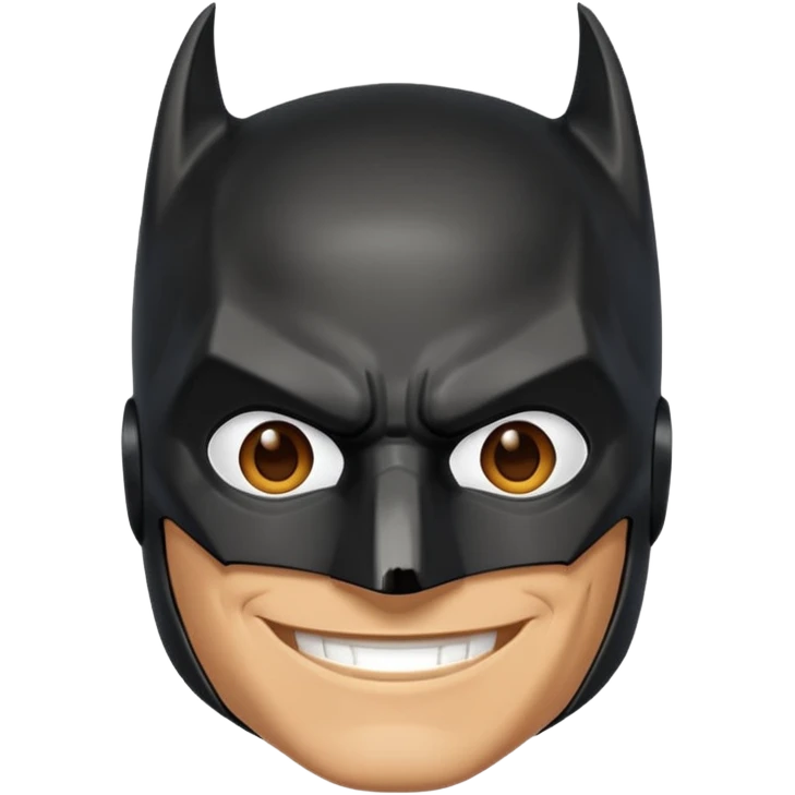 Smiling batman emoji