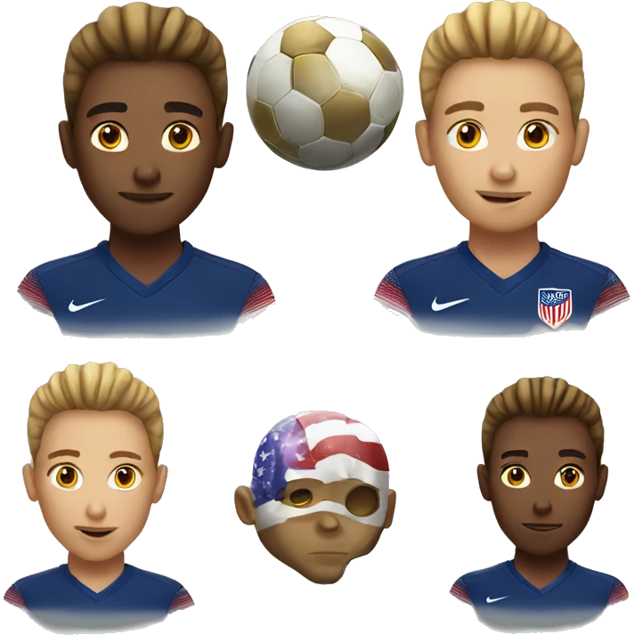 USA soccer emoji
