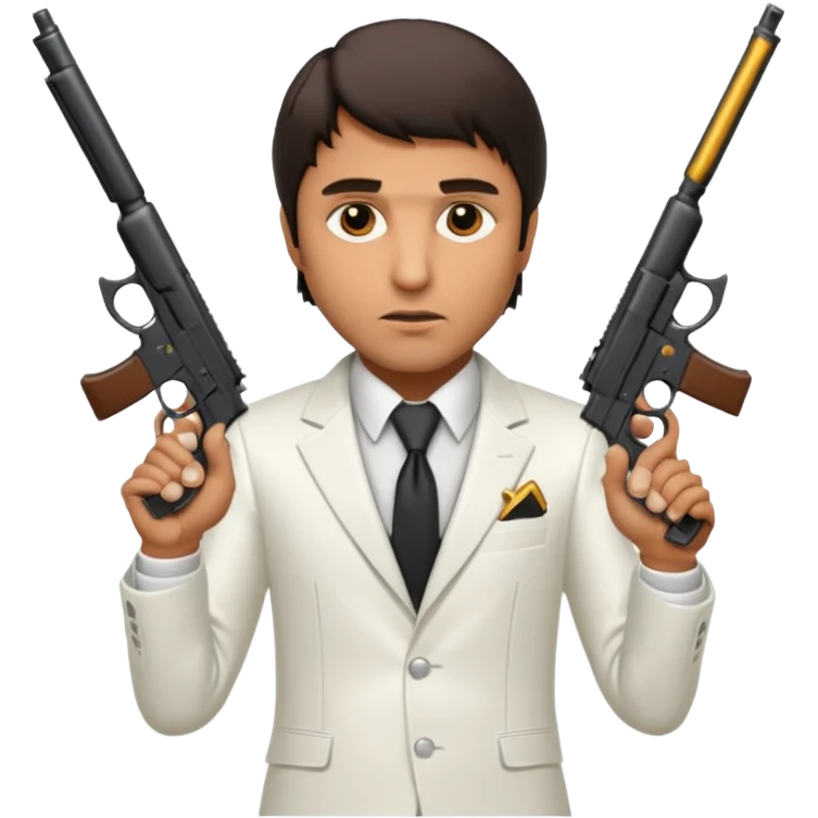tony montana con su sicatriz emoji