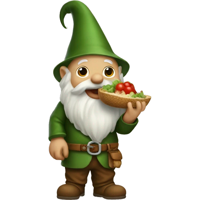 gnomo eating a cugarrette emoji