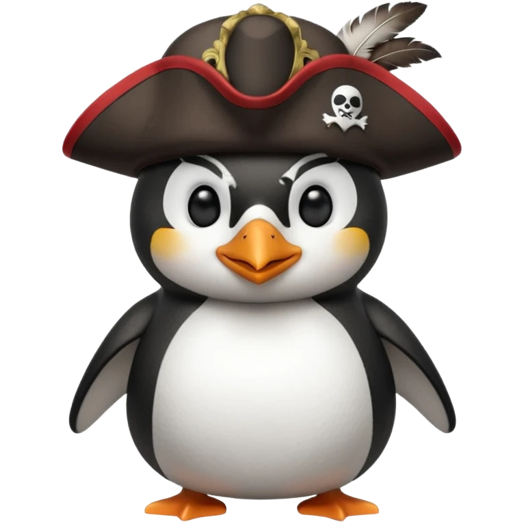 pirate crew member penguin emoji