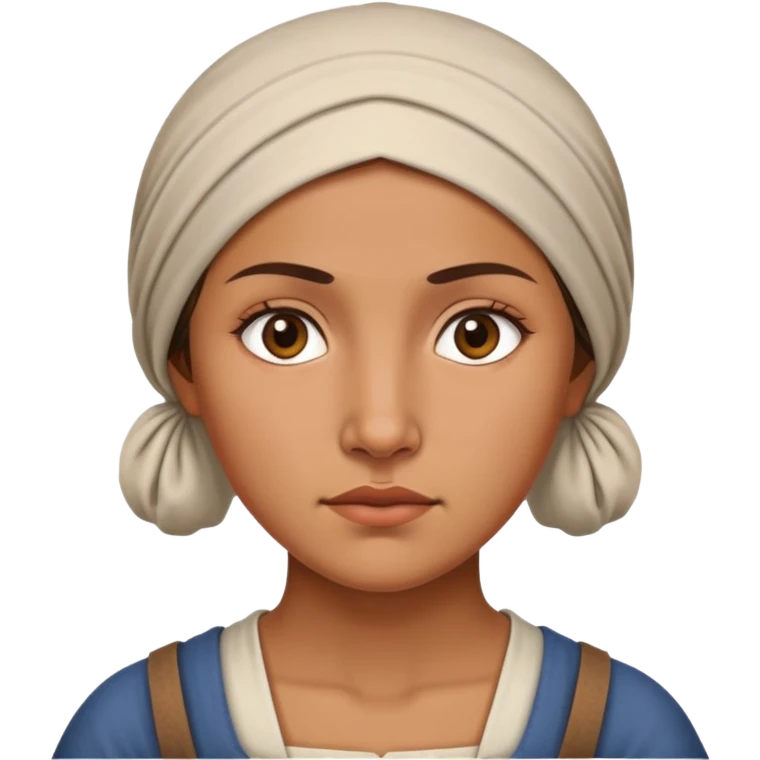 peasant women photorealistic serious emoji