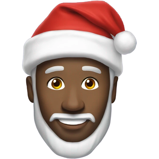 kobe bryant with santa hat emoji
